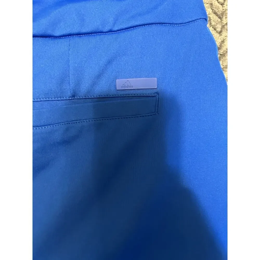 Adidas Tennis Skort Women's ML Blue 4-Way Stretch Athletic High Waisted Pull On